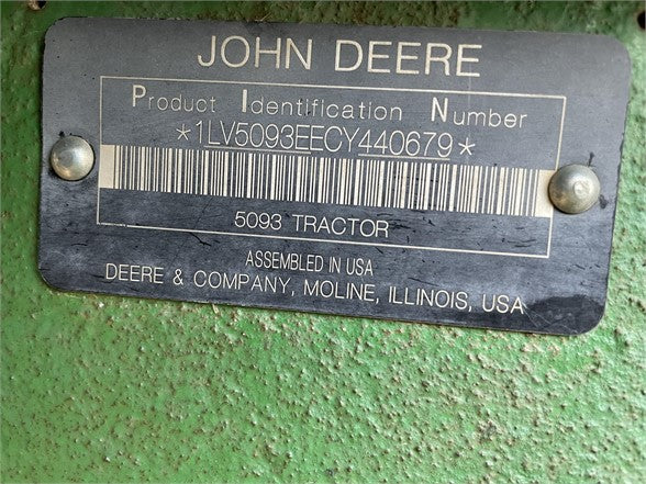 2012 John Deere 5093E
