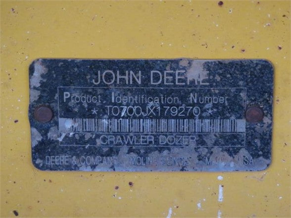 2010 John Deere 700J JF-100