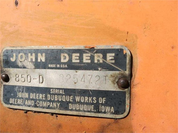 1980 John Deere 850D BS472T